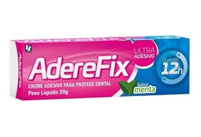 Aderefix Creme Fixador Para Dentaduras Menta 12H 40g
