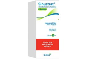 Sinustrat Vasoconstritor Solução Nasal Adulto Gotas 10Ml