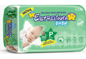 Fralda Estrelinha Hiper P C/100 Unidades