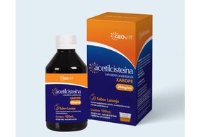 Acetilcisteína Xarope A2F Laranja com 100ml