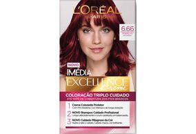 Tintura Imedia Coloração Creme Vermelho Intenso 666