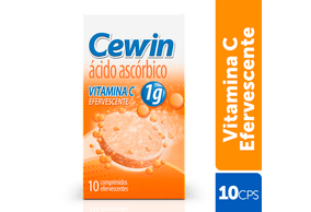 Vitamina C Efervescente Targifor Cewin 1g 10 comprimidos