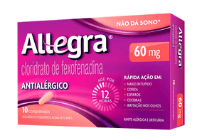 Allegra 60Mg Com 10 comprimidos