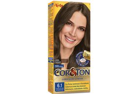 Tintura Cor&Ton Niely Louro Escuro Acinzentado 6.1