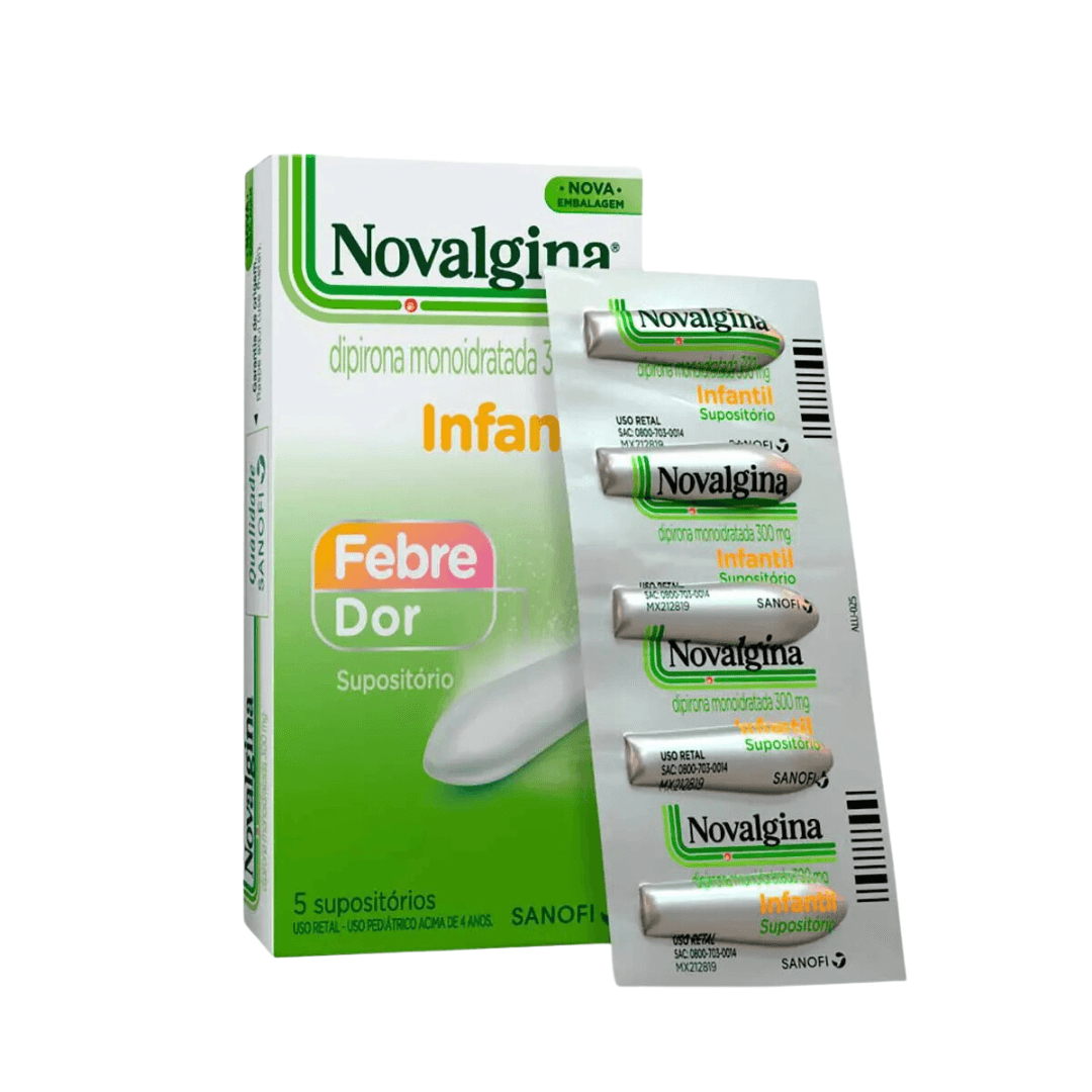 Novalgina 300Mg Com 5 Supositorios