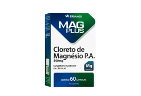 Mag Plus Cloreto com 60 Cápsulas