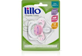 Chupeta Lillo Funny Amor Menina Tamanho 1 Rosa