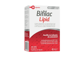 Suplemento Alimentar de Probióticos Bifilac Lípid 30 Cápsulas