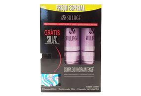 Kit Sillage Complexo Hidra-Intense Shampoo 200Ml+Condicionador 200Ml+Reparador De Pontas 30Ml