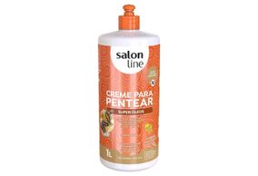 Creme Para Pentear Salon Line Super Óleos Definição Cachos 1L
