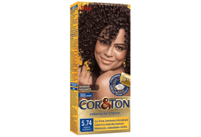 Tintura Cor&Ton Niely Marrom Acobreado 5.74