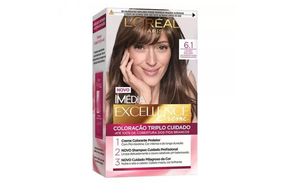 Tintura Imedia Coloração Creme Louro Escuro Acinzentado 6.1