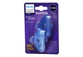 Chupeta Philips Avent Soothie 4-6 Meses Azul com 2 unidades