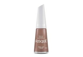 Risqué Esmalte Cremoso Linda, Leve e Nude 8Ml