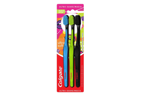 Colgate Escova De Dente Slim Soft Ultra Macia 3 Unidades