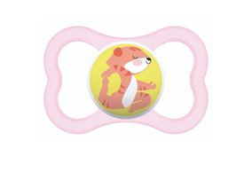 Chupeta Mam Air + 18 meses Rosa com 1 Unidade (Diversas Estampas)