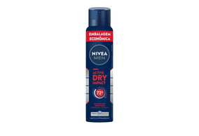 Desodorante Antitranspirante Aerosol Nivea Men Active Dry Impact 72h 200ml