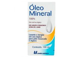 Óleo Mineral União Química Com 100ml