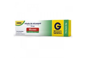 Nitrato de Miconazol 20mg/g Creme dermatológico - Bisnaga com 28g