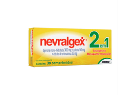 Nevralgex 50mg + 300mg + 35mg Comprimido - Caixa com 30 Comprimidos