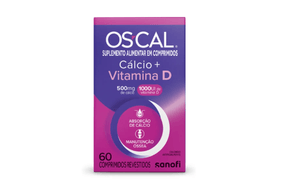 Mobility Os-Cal D 500mg/1000UI com 60 Comprimidos