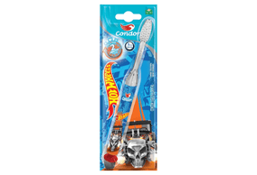Escova de Dente Infantil Condor Macia Hot Wheels 3+ Anos 1 Unidade