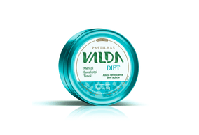 Pastilha Valda Diet Mentol 50G