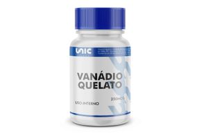 Vanádio Quelato 250Mcg - 90 Cápsulas