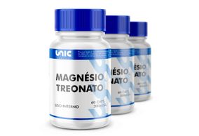 Kit 3 Magnésio L-Treonato 300mg 60 Cáps (cada)