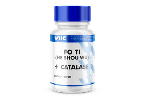 Fo Ti (He Shou Wu) + Catalase - 30 Cápsulas
