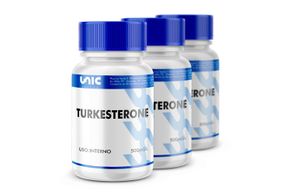 Kit 3 frascos de Turkesterone 500mg 30 caps (cada)