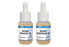 Ácido Kójico 4% mais Ácido Glicólico 6% - 30ml cada