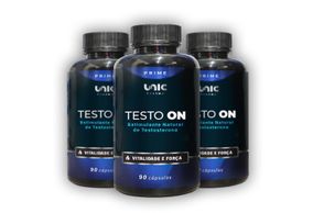 Kit 3 Testo On Estimulante de Testosterona 90 cáps