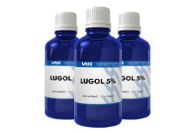 lugol 5% iodo Inorgânico 30Ml Kit c/3