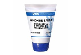 Minoxidil 5% Para Barba com biotina mais fatores de crescimento 120g