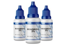 Kit 3 tratamento de Minoxidil 60ml