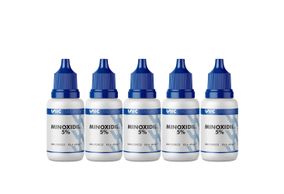 Kit 5 frascos de Minoxidil 60ml