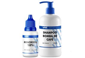 Minoxidil 10% + Shampoo Bomba de Café 200ml