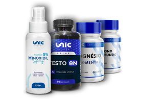 Kit Stronda (Testo On + Minoxidil 5% + Sono Profundo + MagMental)