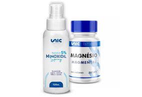 Kit MagMental (30 Caps.) mais Minoxidil 5% (Spray 120ml)