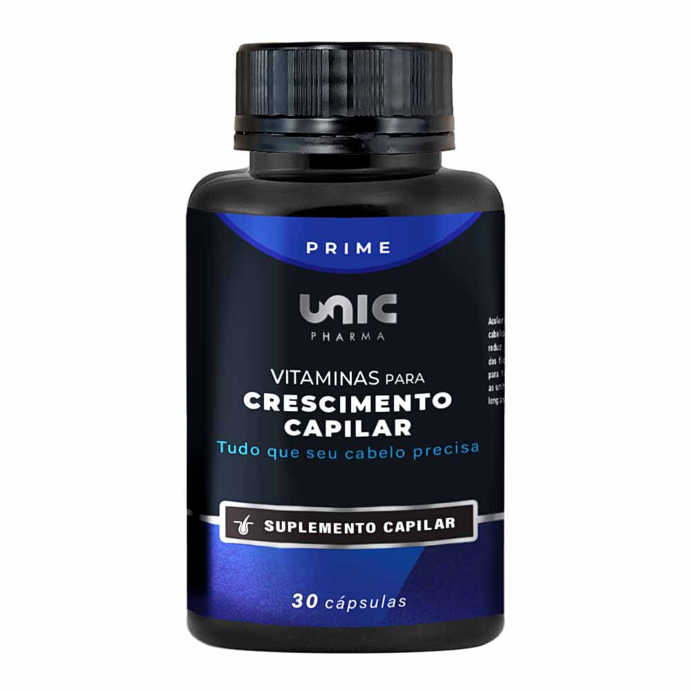 Vitaminas para Crescimento Capilar Unic - Suplemento Capilar - 30 Caps