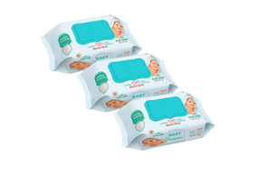 Kit 3 Toalhas Umedecidas Marigold Premium com 120 unidades