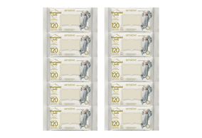 Kit 10 Toalhas Umedecidas Marigold Premium Sensitive com 120 unidades