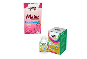Kit Gestante PenseVita Mater Vitamina com 60 comprimidos + Complexo B com 100 cápsulas