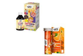 Kit Defesa Kids PenseVita Kids Laranja 240ml + Vitamina C + Zinco Com 10 Comprimidos Efervescentes