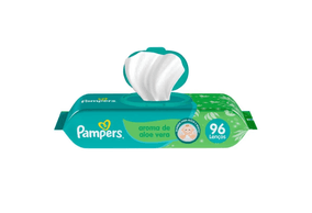 Lenços Umedecidos Pampers Aloe Vera 96 Unidades
