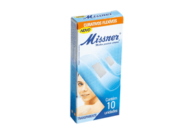 Curativo Missner Transparente Flexíveis com 10 unidades