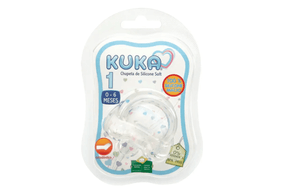 Chupeta Kuka Soft Silicone Orto 1 Transparente R:2700