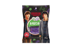 Pastilha Valda Stranger Things Friends Uva e Maçã 25g