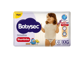 Fralda Babysec Premium Shortinho Hiper XXG 42 Unidades